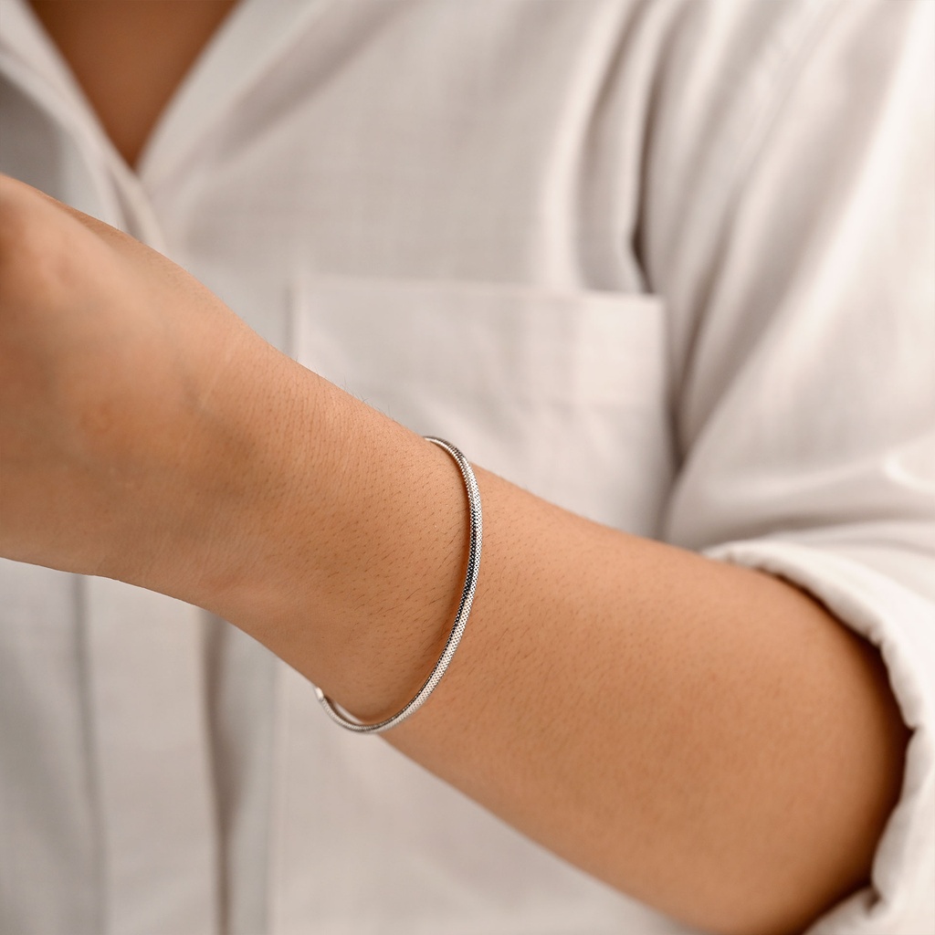 PULSERA ESPECIAL ELASTE ORO BLANCO