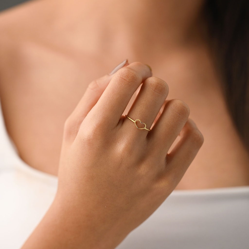 ANILLO CORAZÓN SERENO