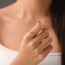 ANILLO ETERNO CON CUADRADOS