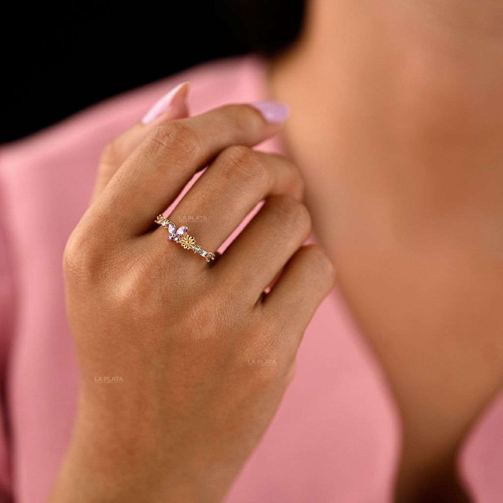 ANILLO MARIPOSA VUELO SILENTE