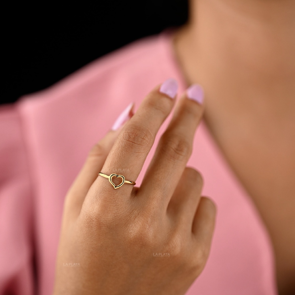 ANILLO CORAZON CONCAVO