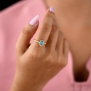 ANILLO GOTA CIRCONADA
