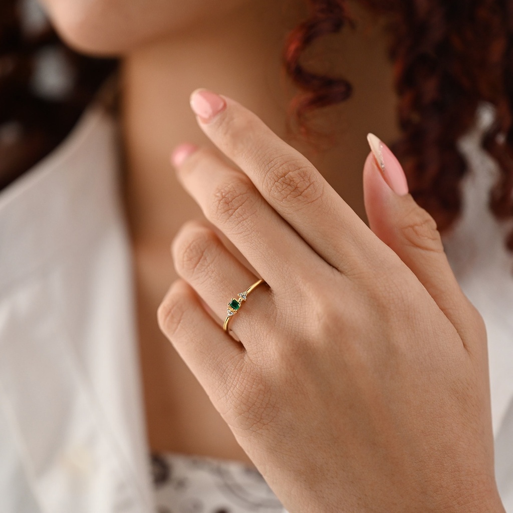 ANILLO ESMERALDA SOLI