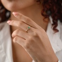 ANILLO ESMERALDA CUADRO