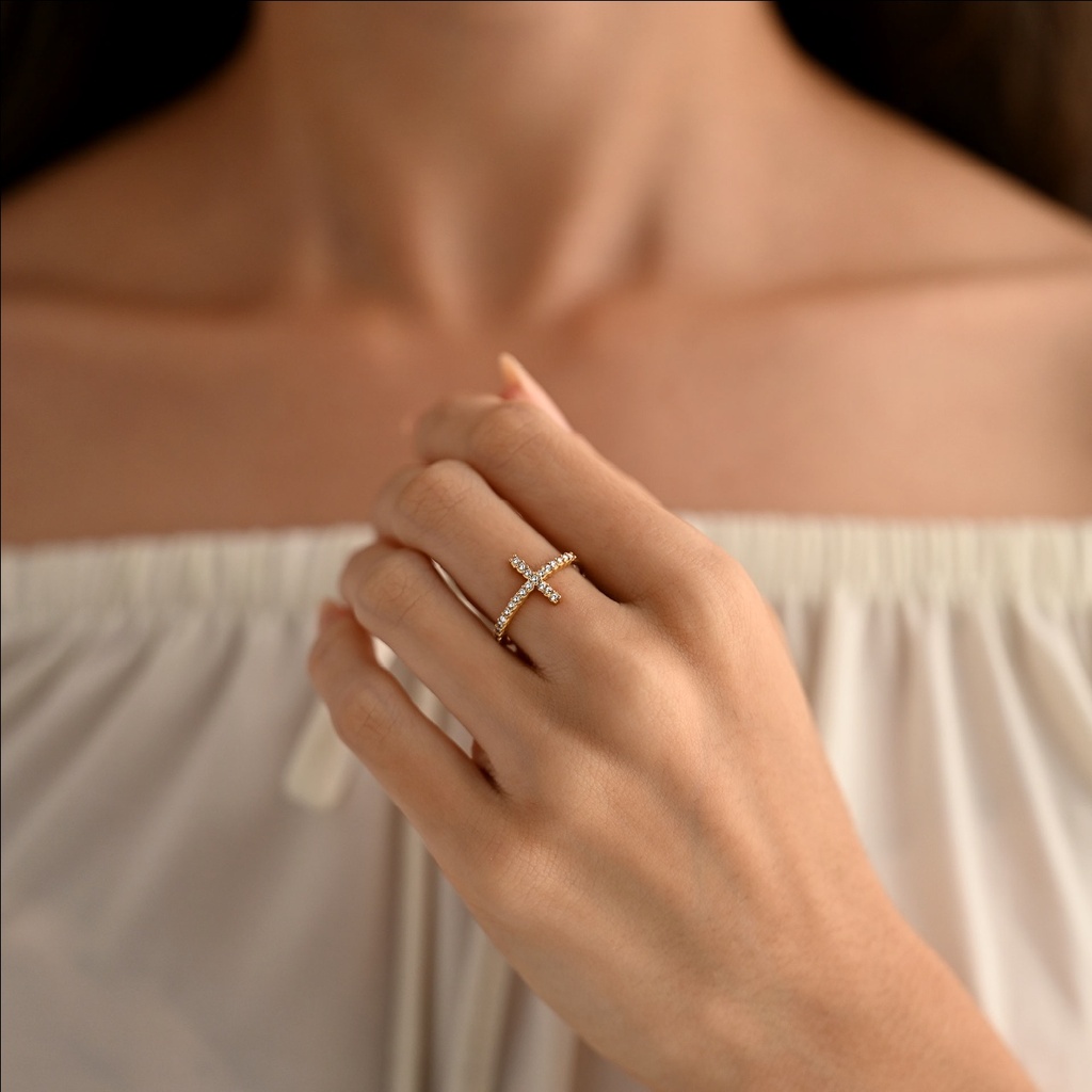 ANILLO CIRCÓN CRUZ SAGRADA