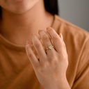 ANILLO CORAZON BRILLANTE