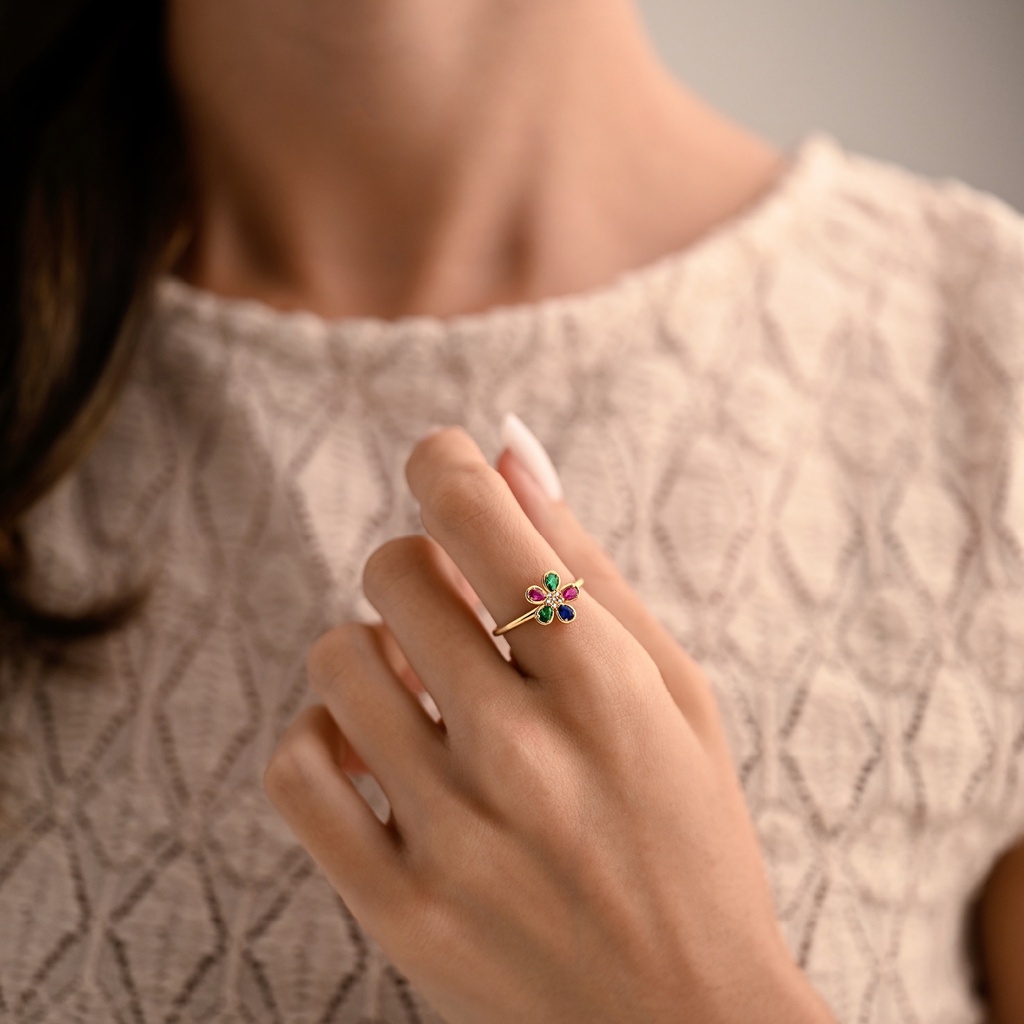 ANILLO FLOR RADIANTE