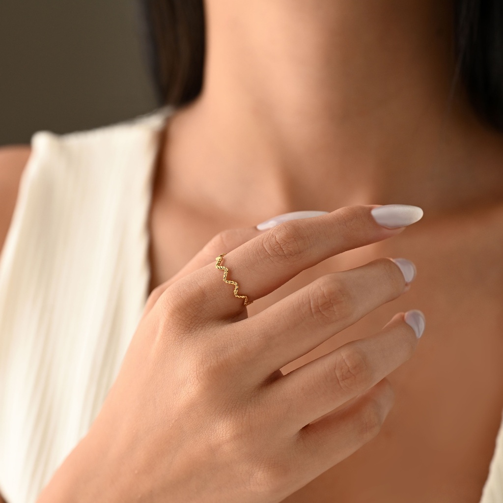 ANILLO OLAS ENCRESPADAS