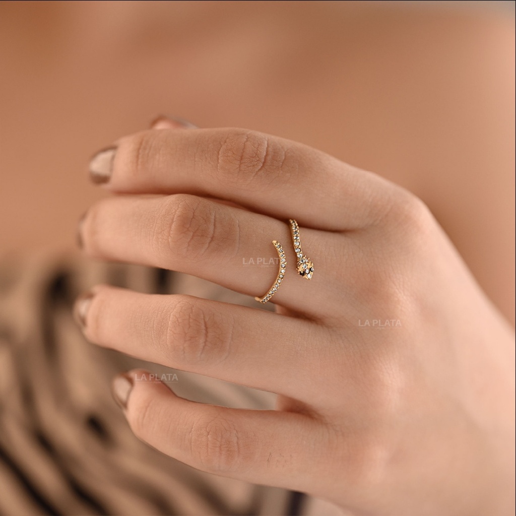 ANILLO CULEBRA CIRCONADA 