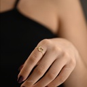 ANILLO CORZAZON CON TEXTURA