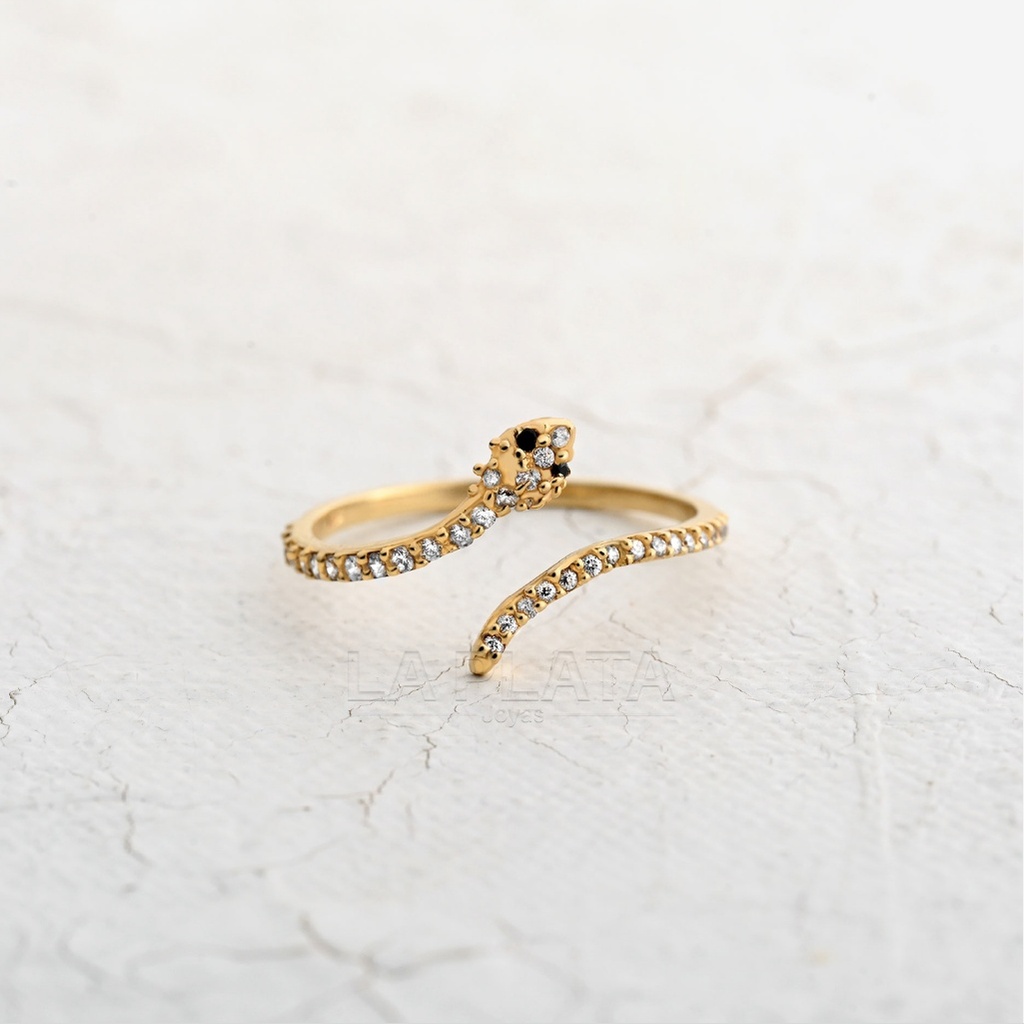 ANILLO CULEBRA CIRCONADA 