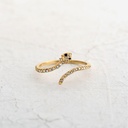 ANILLO SERPIENTE CIRCONADA 