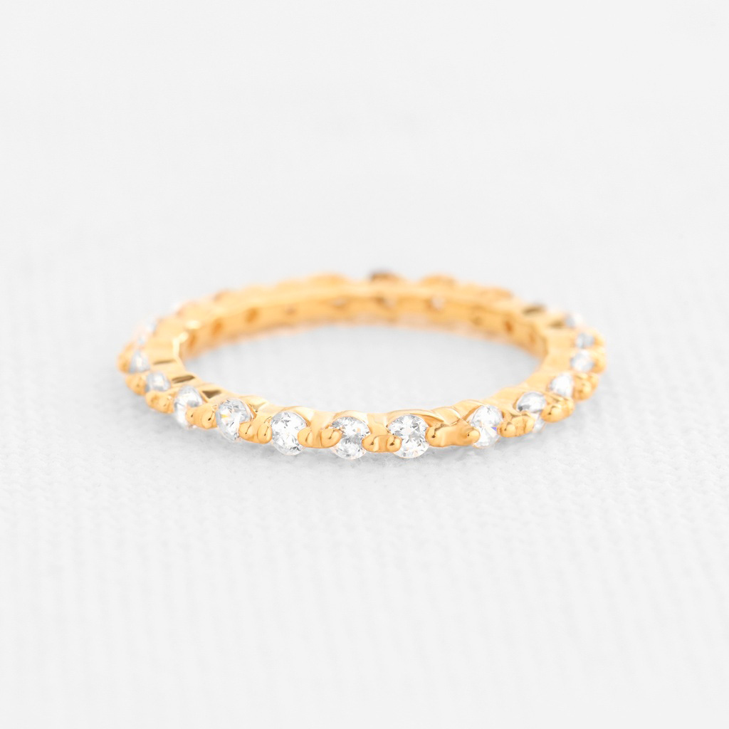 ANILLO ETERNO CIRCONADO 