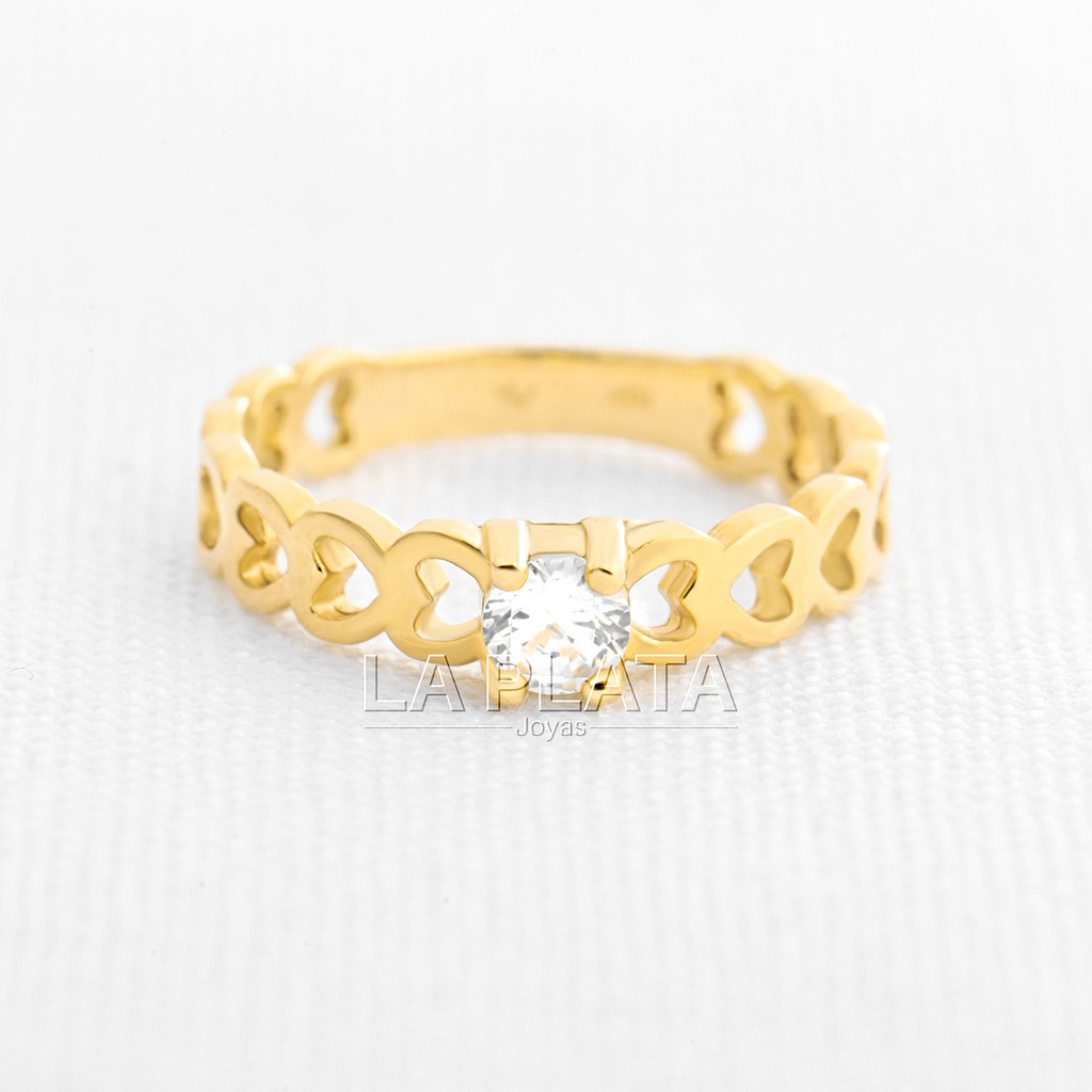 ANILLO CUADRADO CON DISEÑO 
