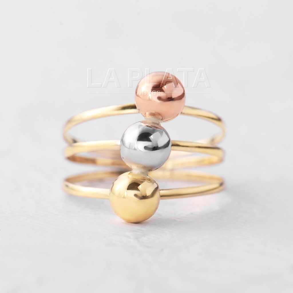 ANILLO TRES OROS