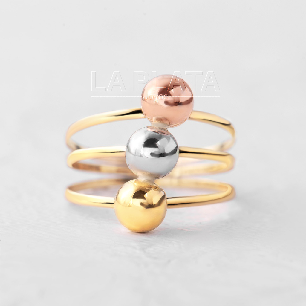 ANILLO TRES OROS