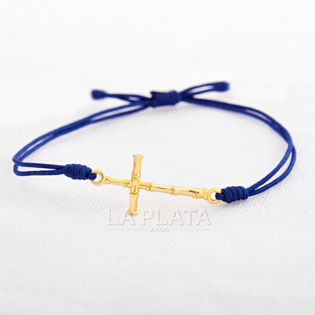 PULSERA CRUZ  RANURADA 