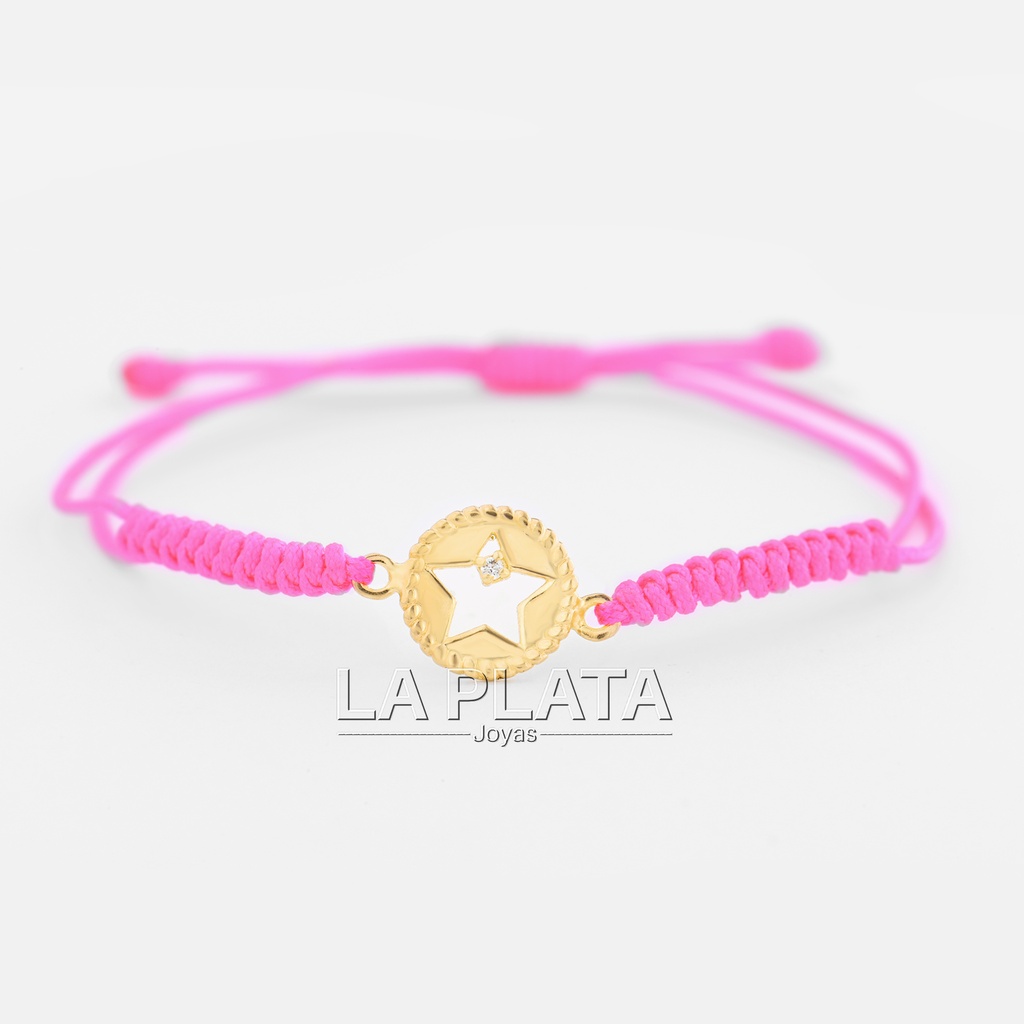 PULSERA CON ESTRELLA HUECA 