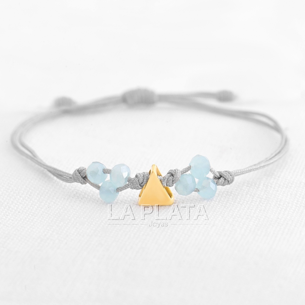 PULSERA TRIANGULO LISO LIVIANO