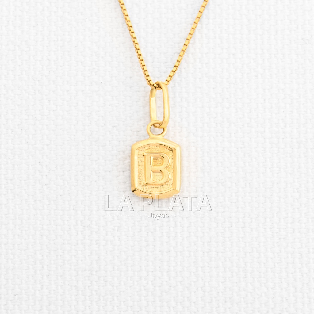 DIJE PLACA LETRAS
