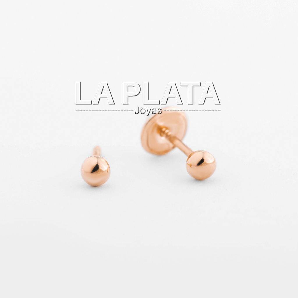 TOPOS BALINES ORO ROSA
