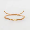 PULSERA HILO CON INFINITO Y BALINES