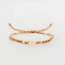 PULSERA HILO CON INFINITO Y BALINES