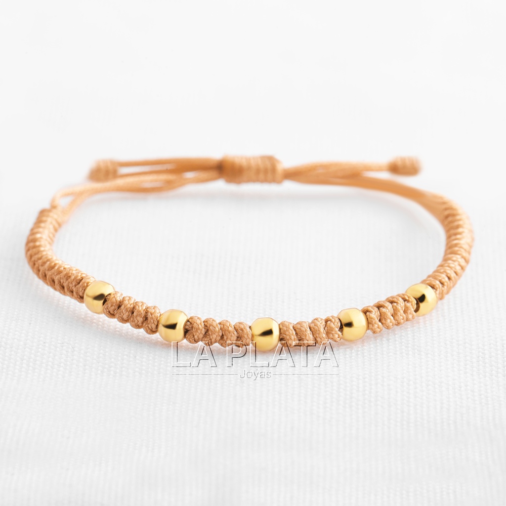 PULSERA CON 5 BALINES