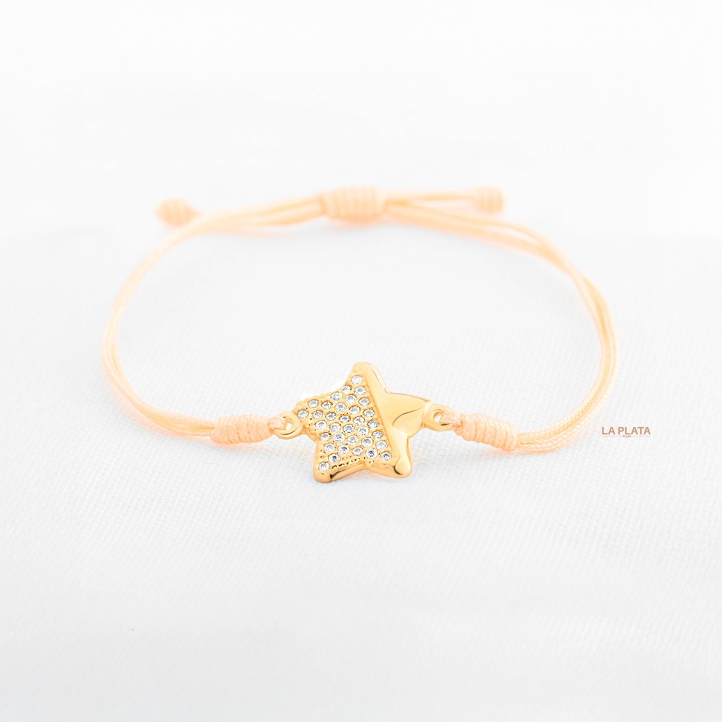 PULSERA ESTRELLA MEDIO CIRCONES