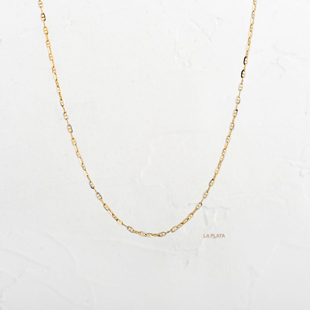 CADENA ESCALERA MINI DOS OROS AMBLAN