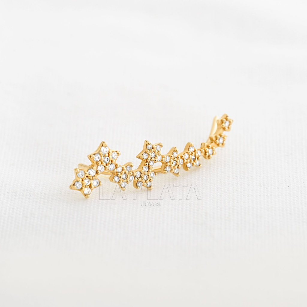 EAR CUFF ESTRELLAS CIRCONADA