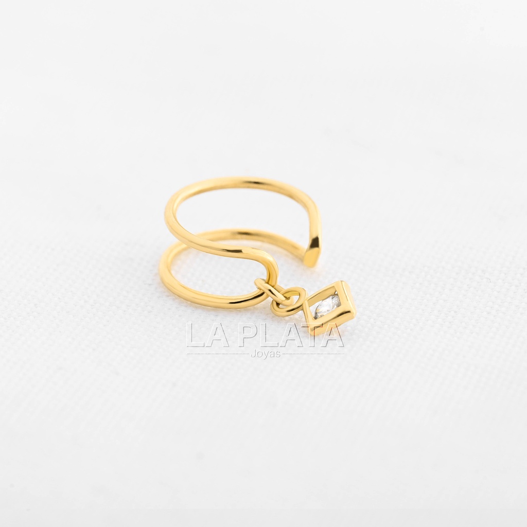 PIERCING EARCUFF TRIANGULO CIRCONADO