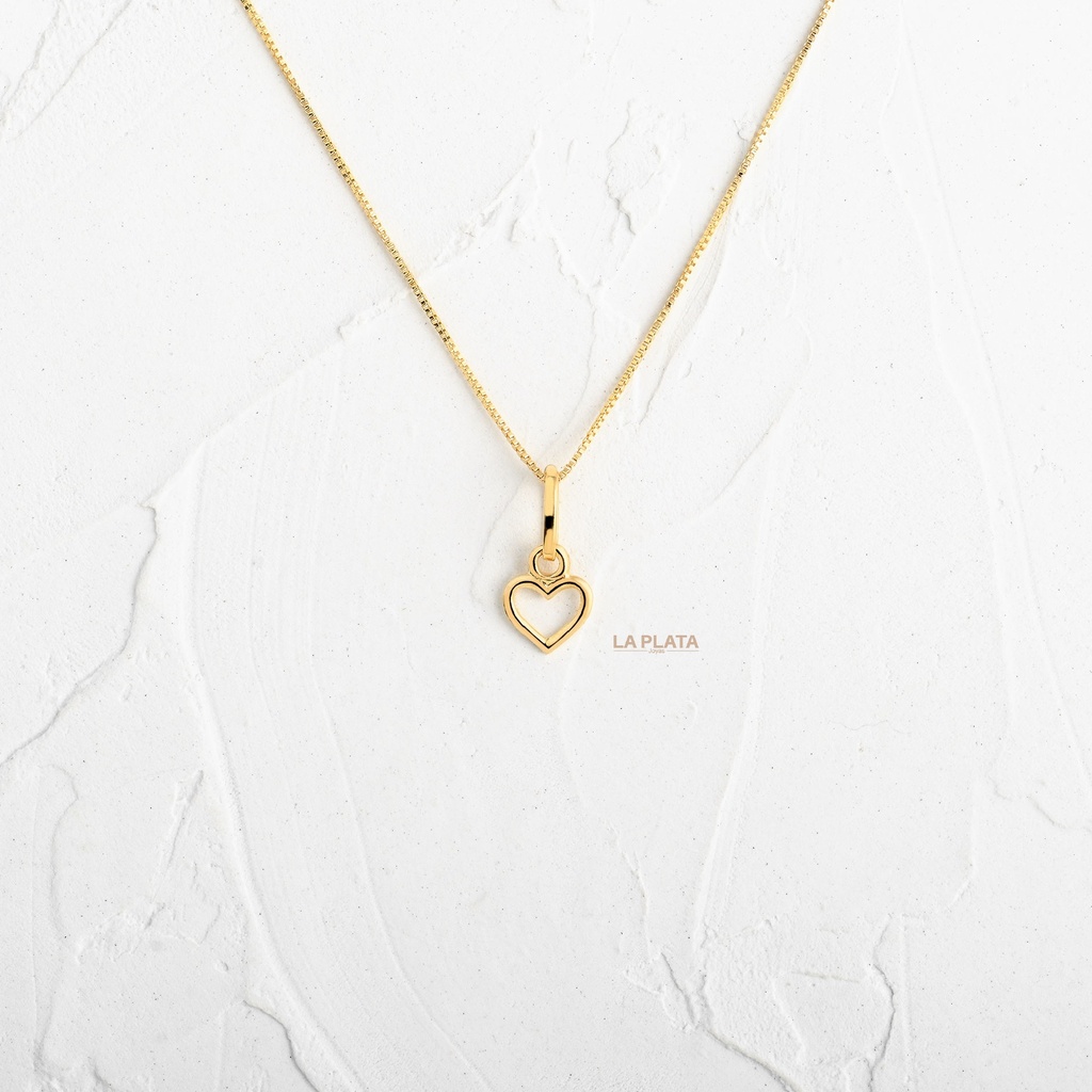 DIJE SILUETA DE CORAZON