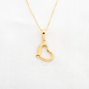 DIJE CORAZON CURVO CON CIRCON