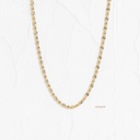 CADENA PLANA CON ESTRELLAS 