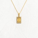 DIJE VIRGEN DE LA GUADALUPE BORDE CUADRADO