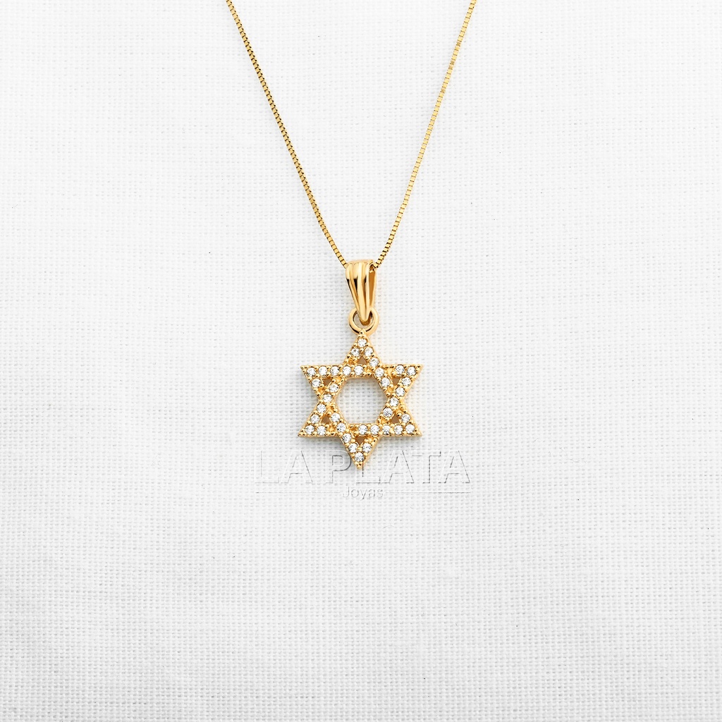 DIJE ZIRCONATED STAR OF DAVID