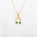 DIJE HERRADURA CIRCONADA