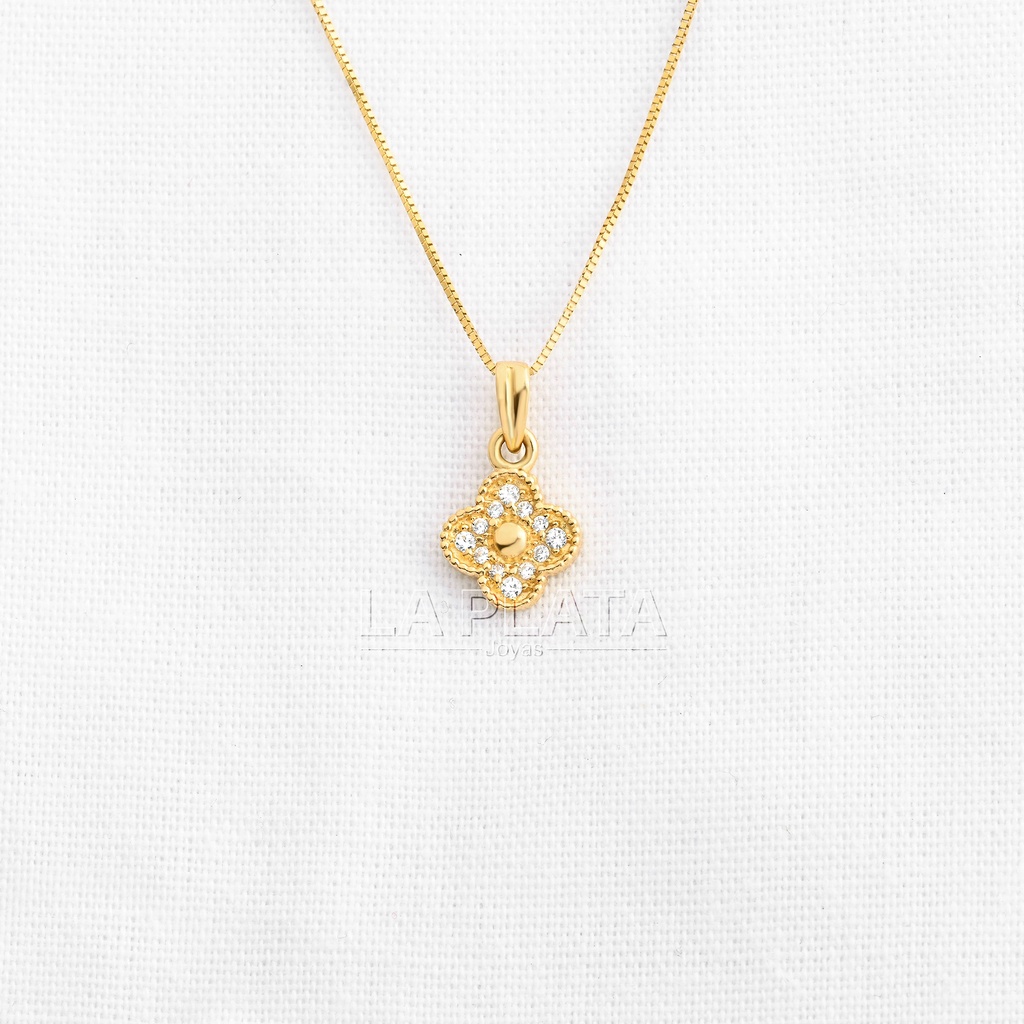 DIJE FLOR CIRCONADA