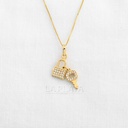 DIJE LLAVE + CANDADO