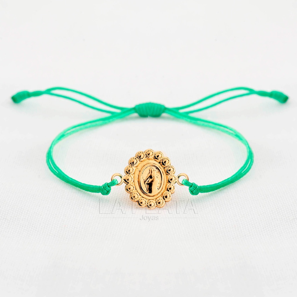 PULSERA VIRGEN MARIA AUXILIADORA PLANA