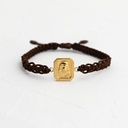 PULSERA ROSTRO DE JESUS CUADRADO