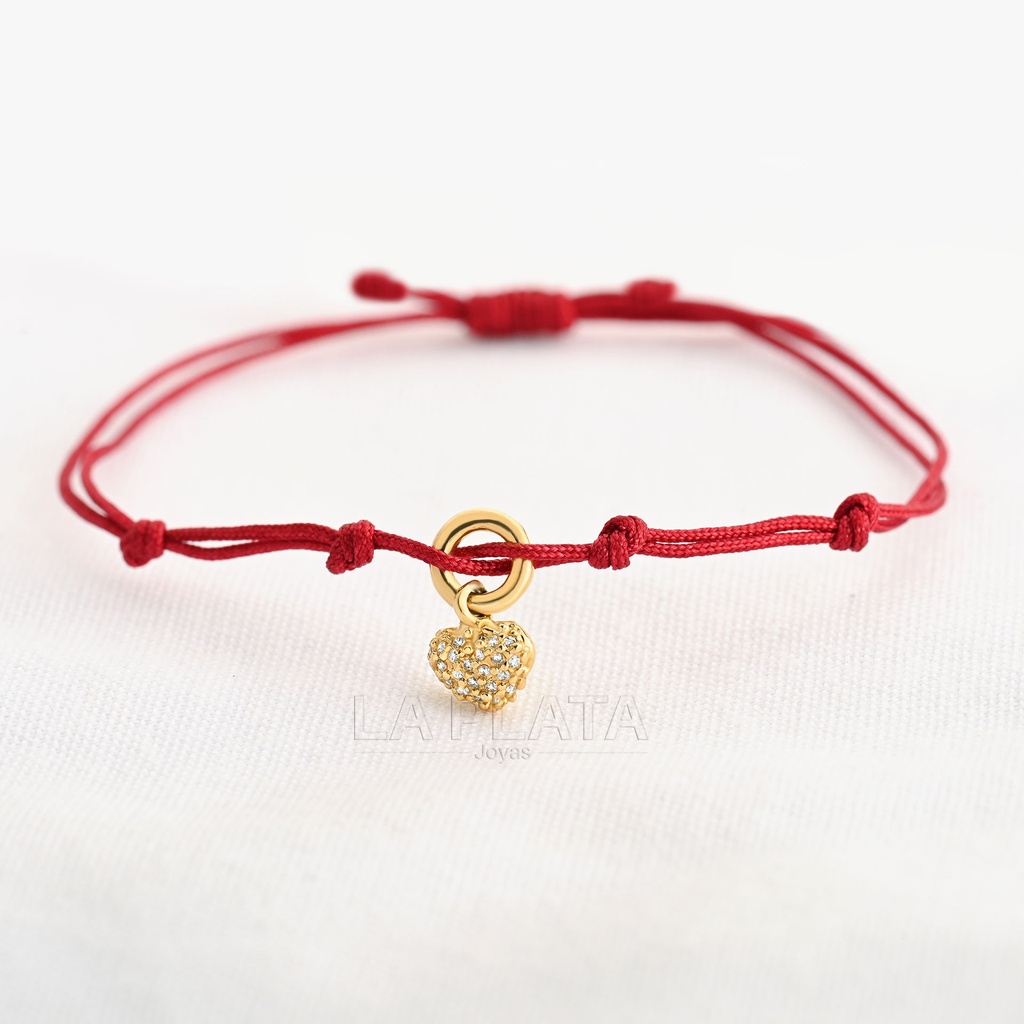 PULSERA/DIJE CORAZON COLGADO