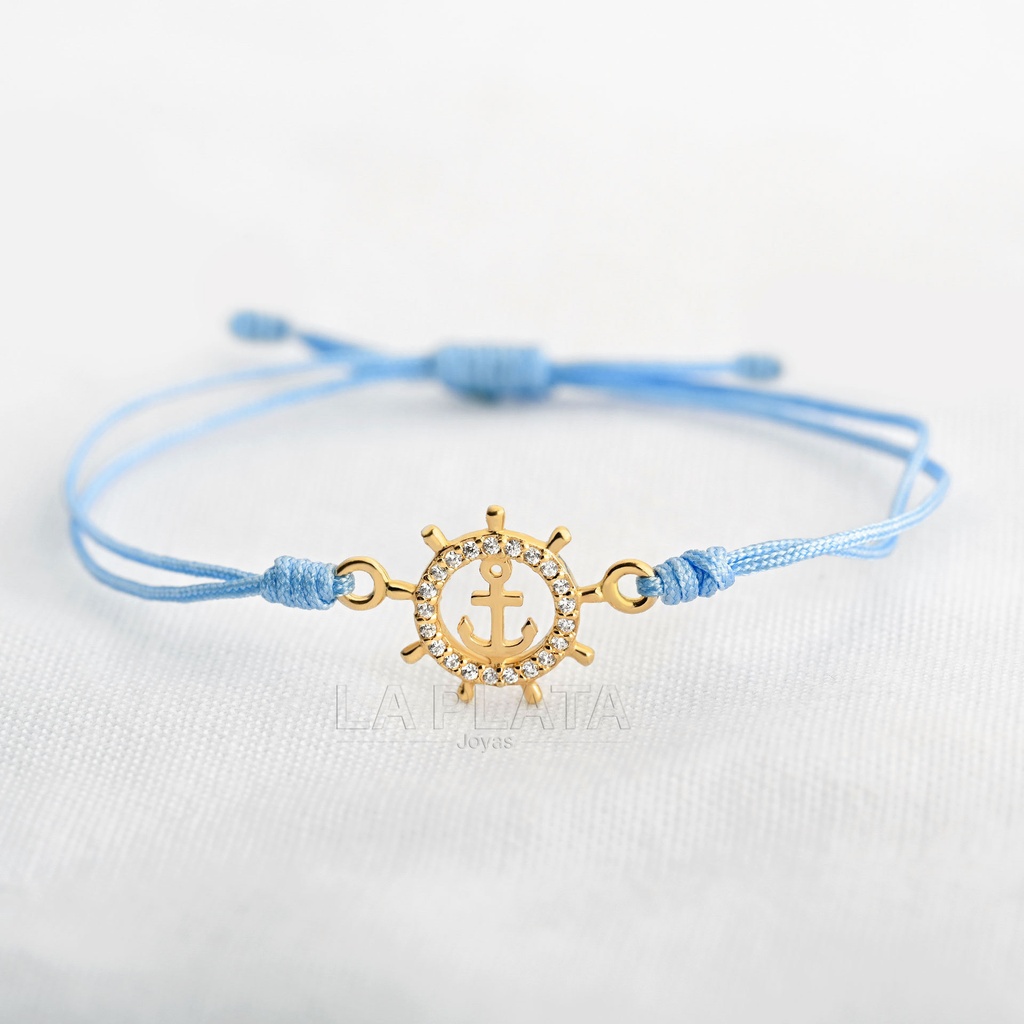 PULSERA ANCLA EN TIMON