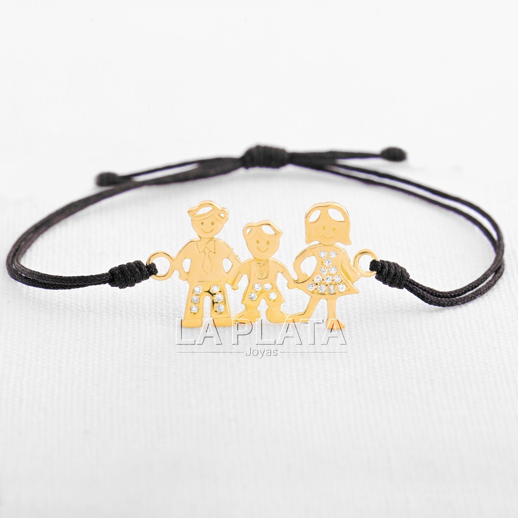 PULSERA PAPA, MAMA E HIJO 