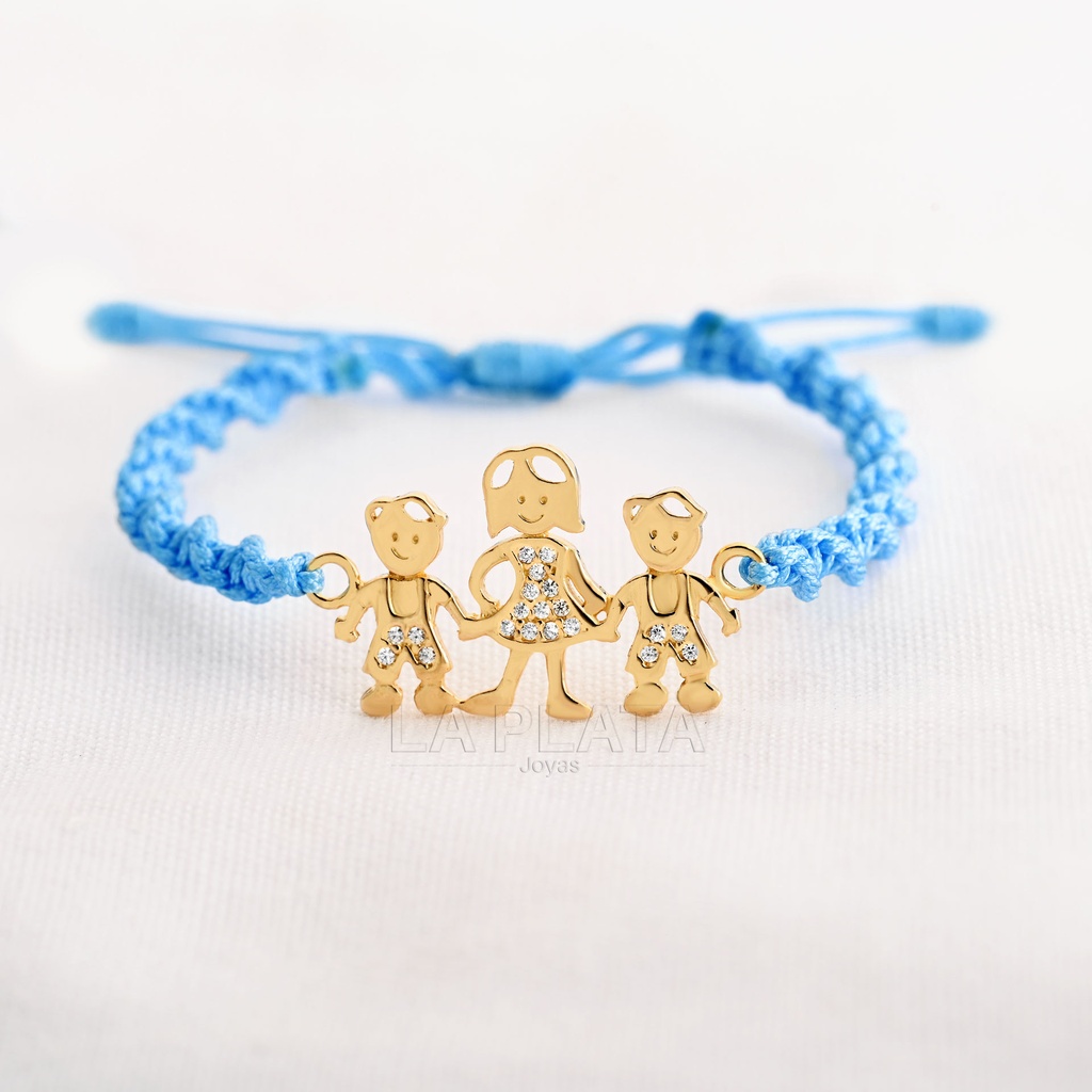 PULSERA MAMA Y DOS HIJOS
