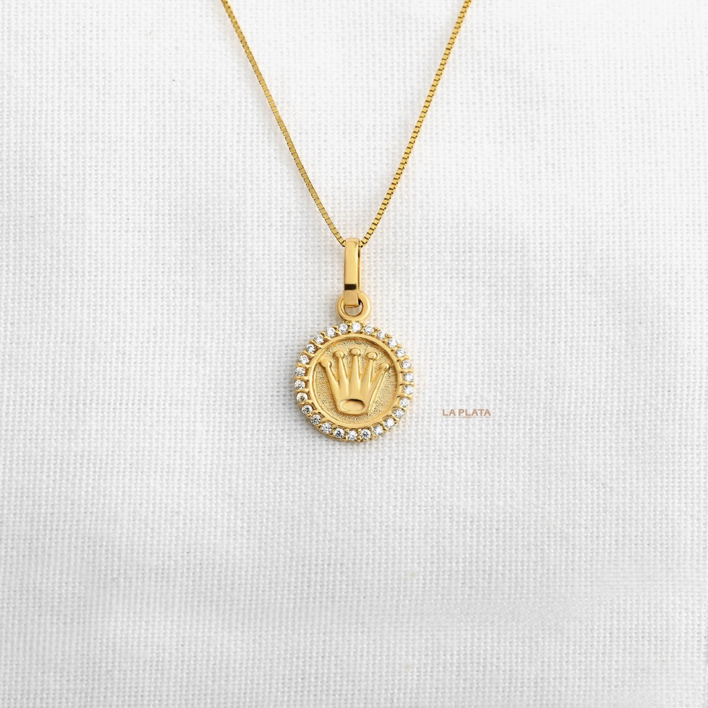 DIJE CORONA CIRCONADO