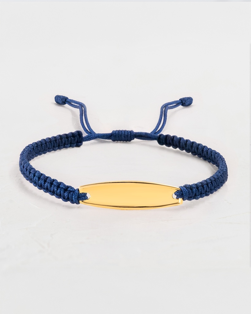 PULSERA PLACA OVALADA