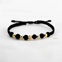 PULSERA ESFERA LISAS Y DIAMANTADAS