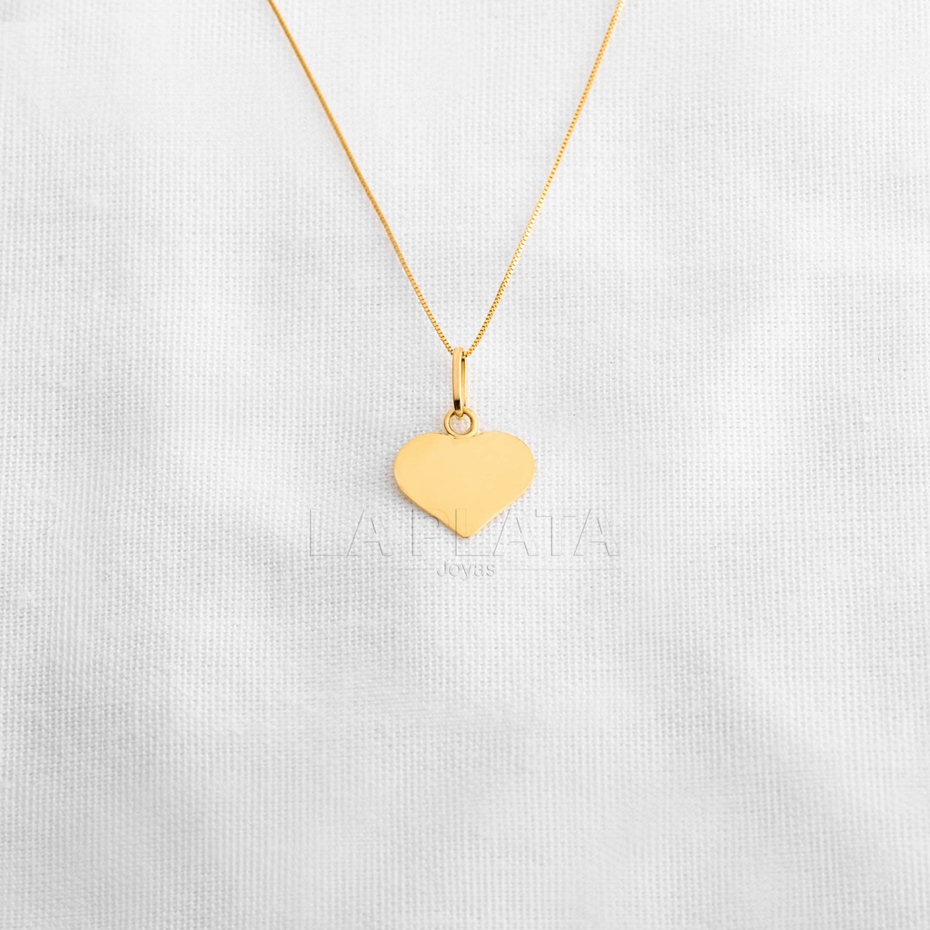 DIJE CORAZON PLANO